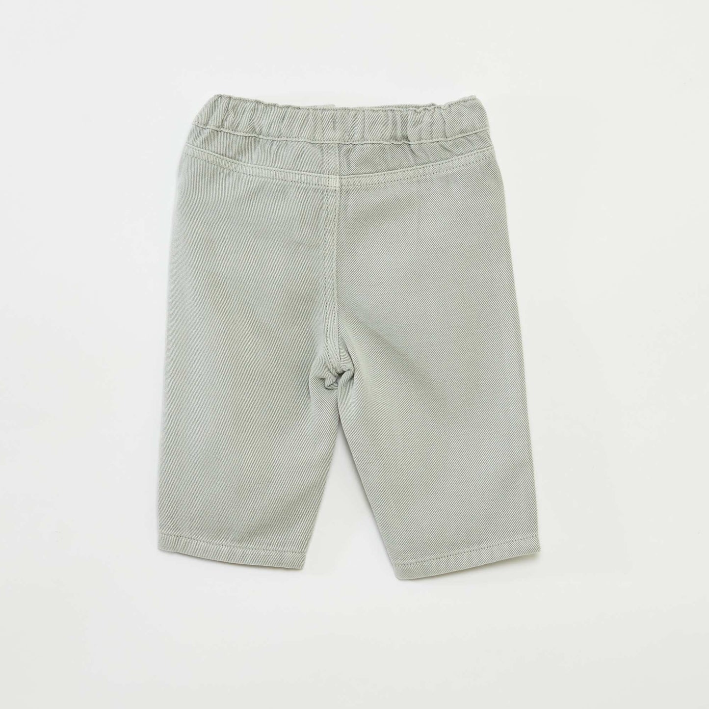 Pantalon coupe fit taille 3/4 BLEU