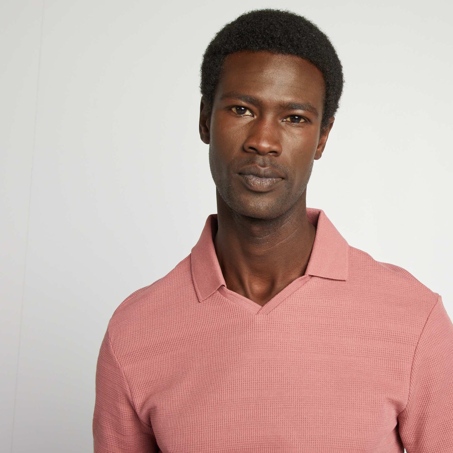 Polo en maille piquée ROSE