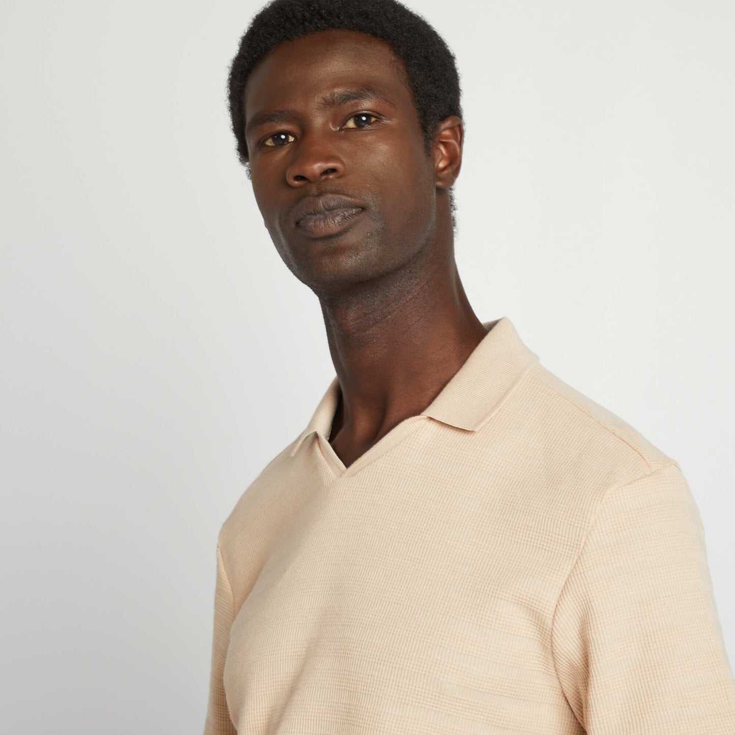 Polo en maille piquée BEIGE