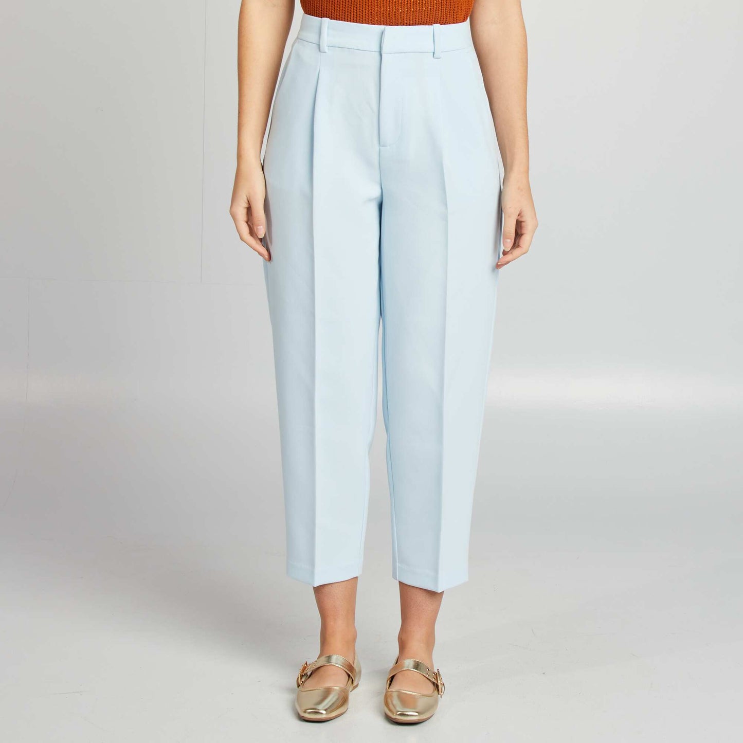 Pantalon de costume 7/8 BLEU