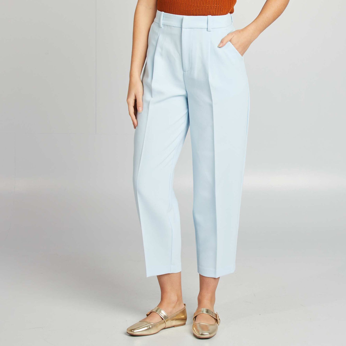 Pantalon de costume 7/8 BLEU