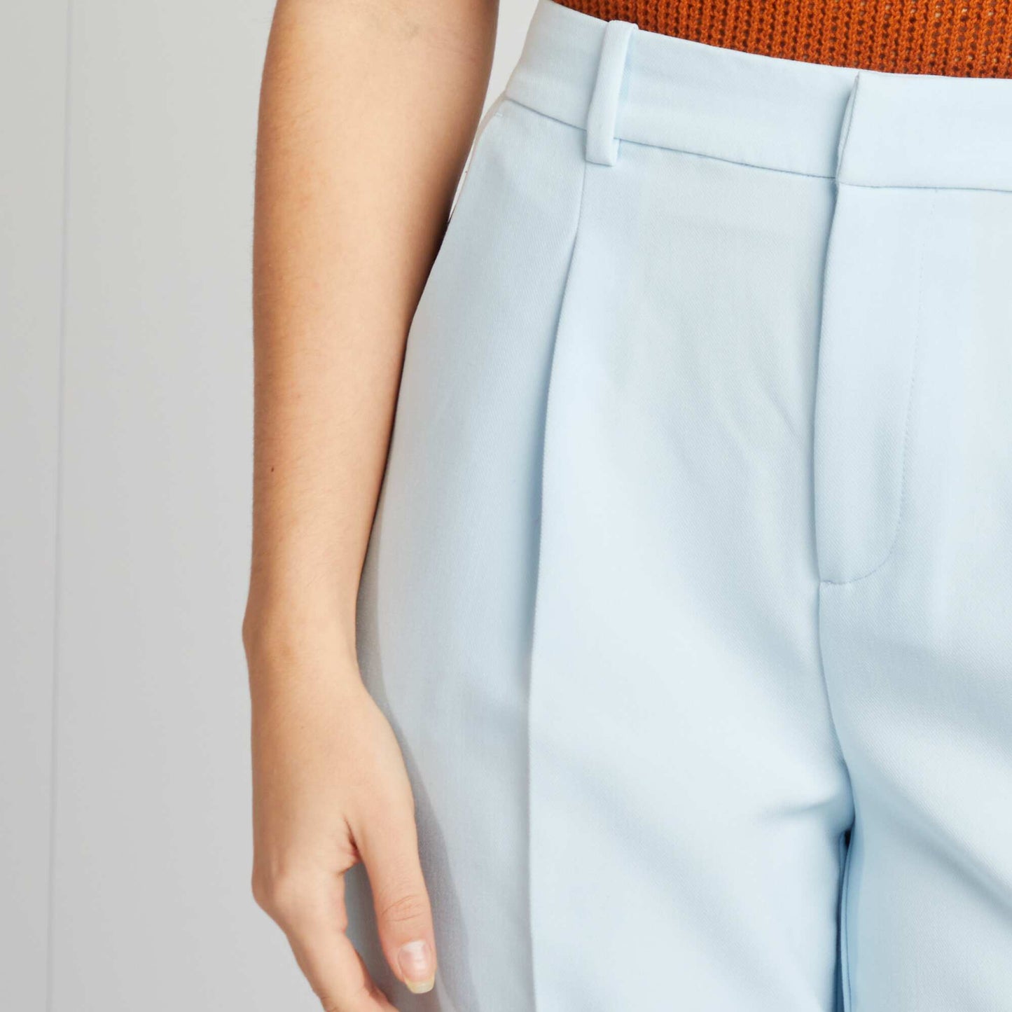 Pantalon de costume 7/8 BLEU