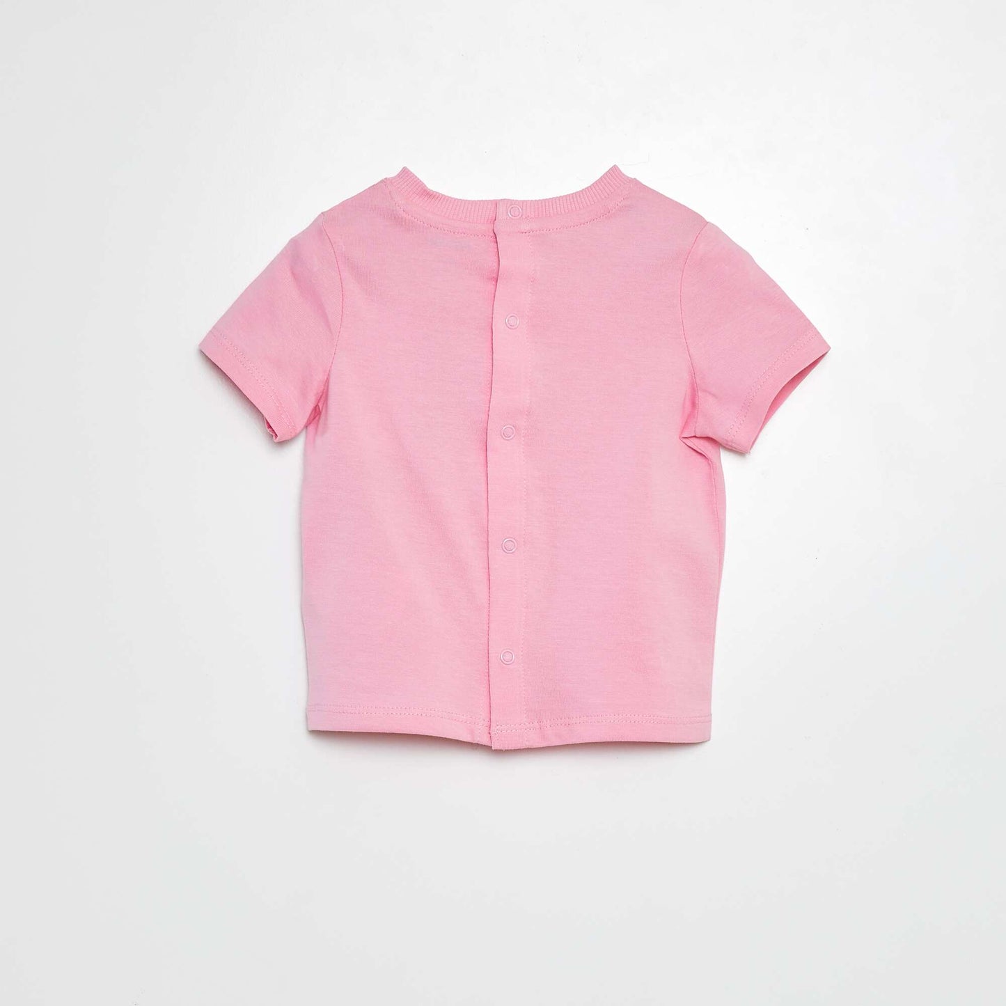 T-shirt à motifs brodés ROSE