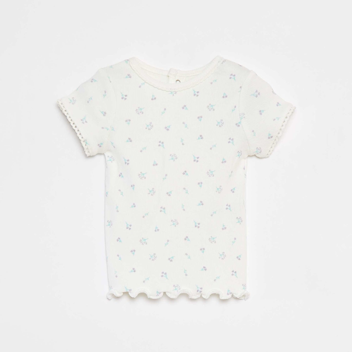 T-shirt à manches courtes BLANC