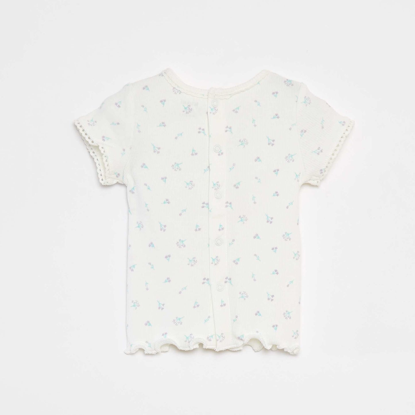 T-shirt à manches courtes BLANC