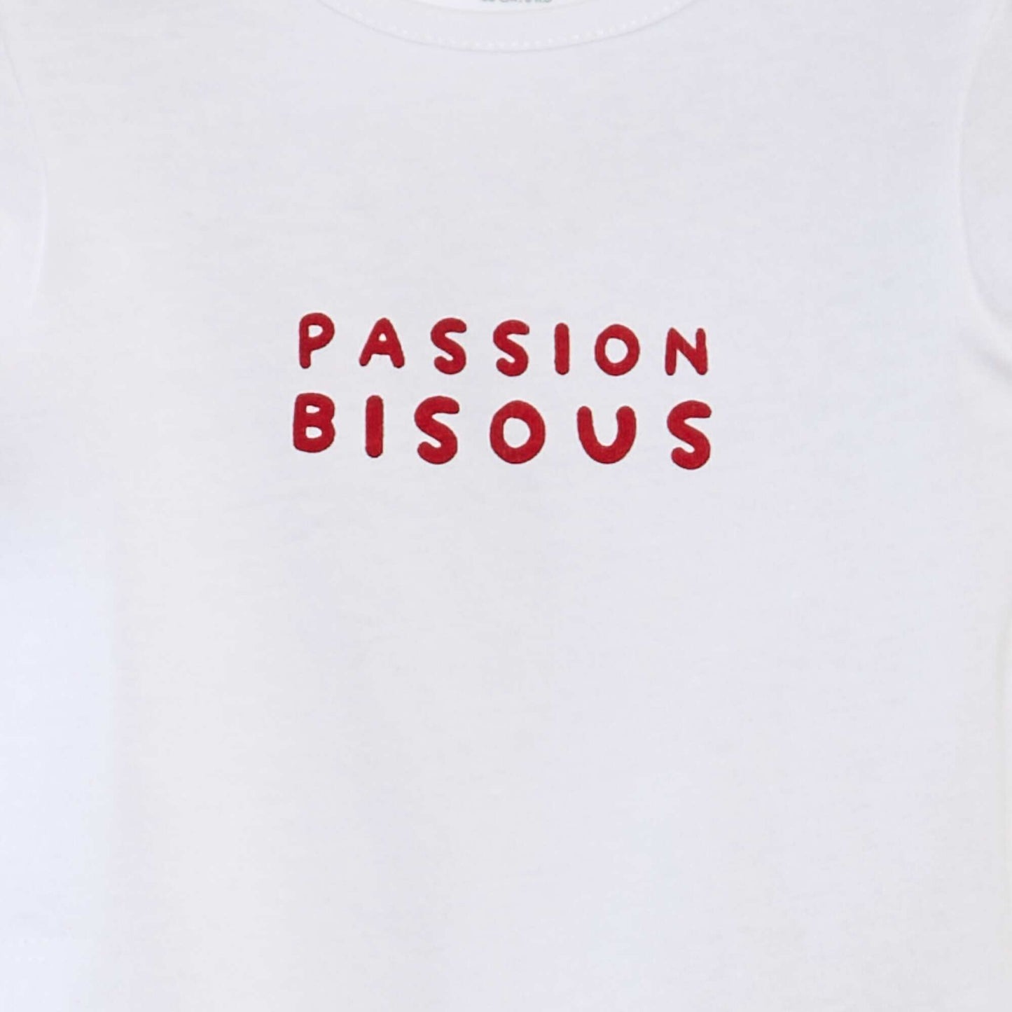 T-shirt imprimé en coton BLANC