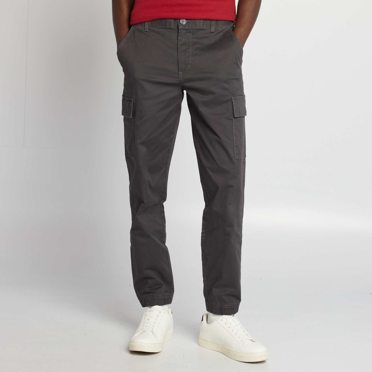 Pantalon stretch multipoches NOIR