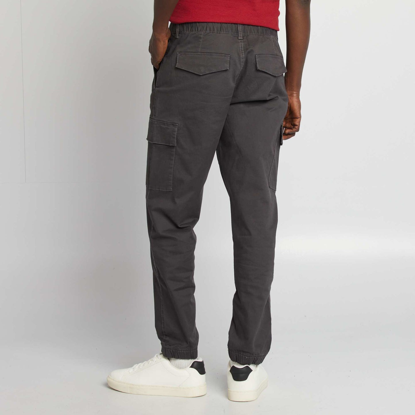 Pantalon stretch multipoches NOIR