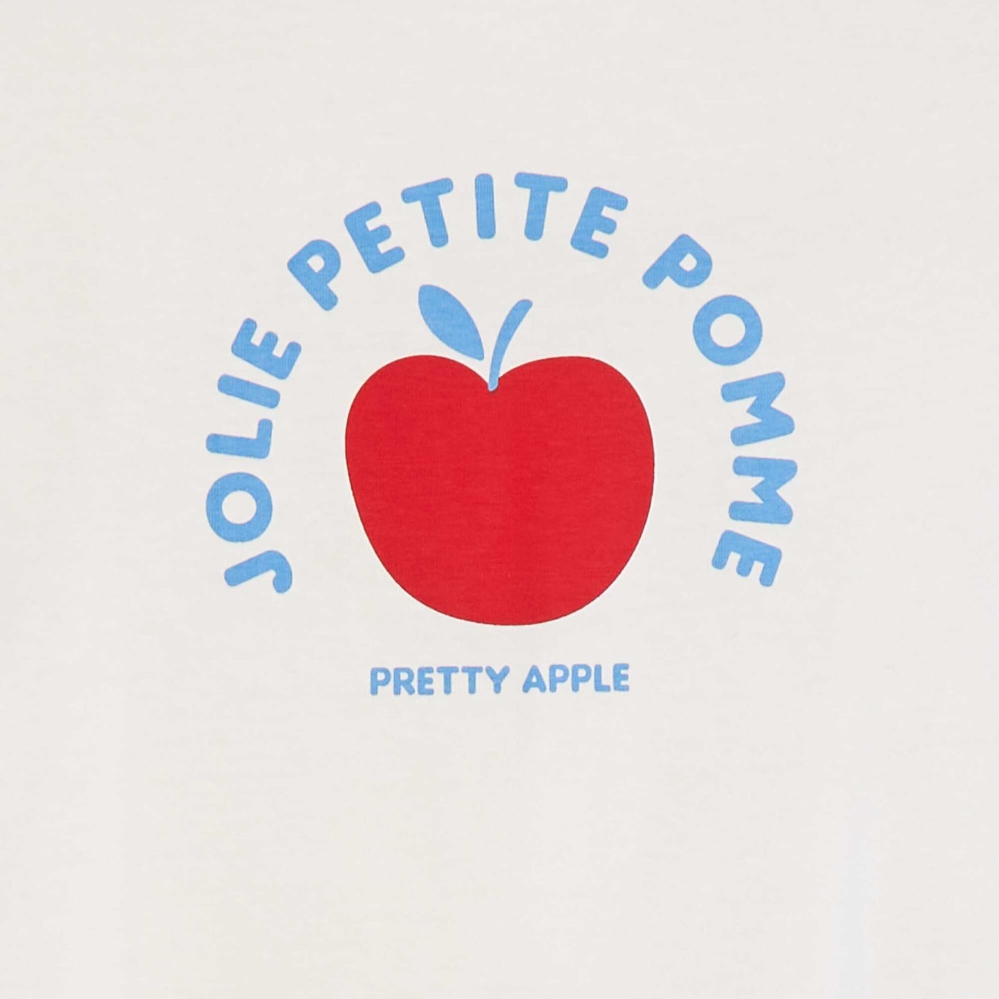 T-shirt manches courtes imprimé BLANC