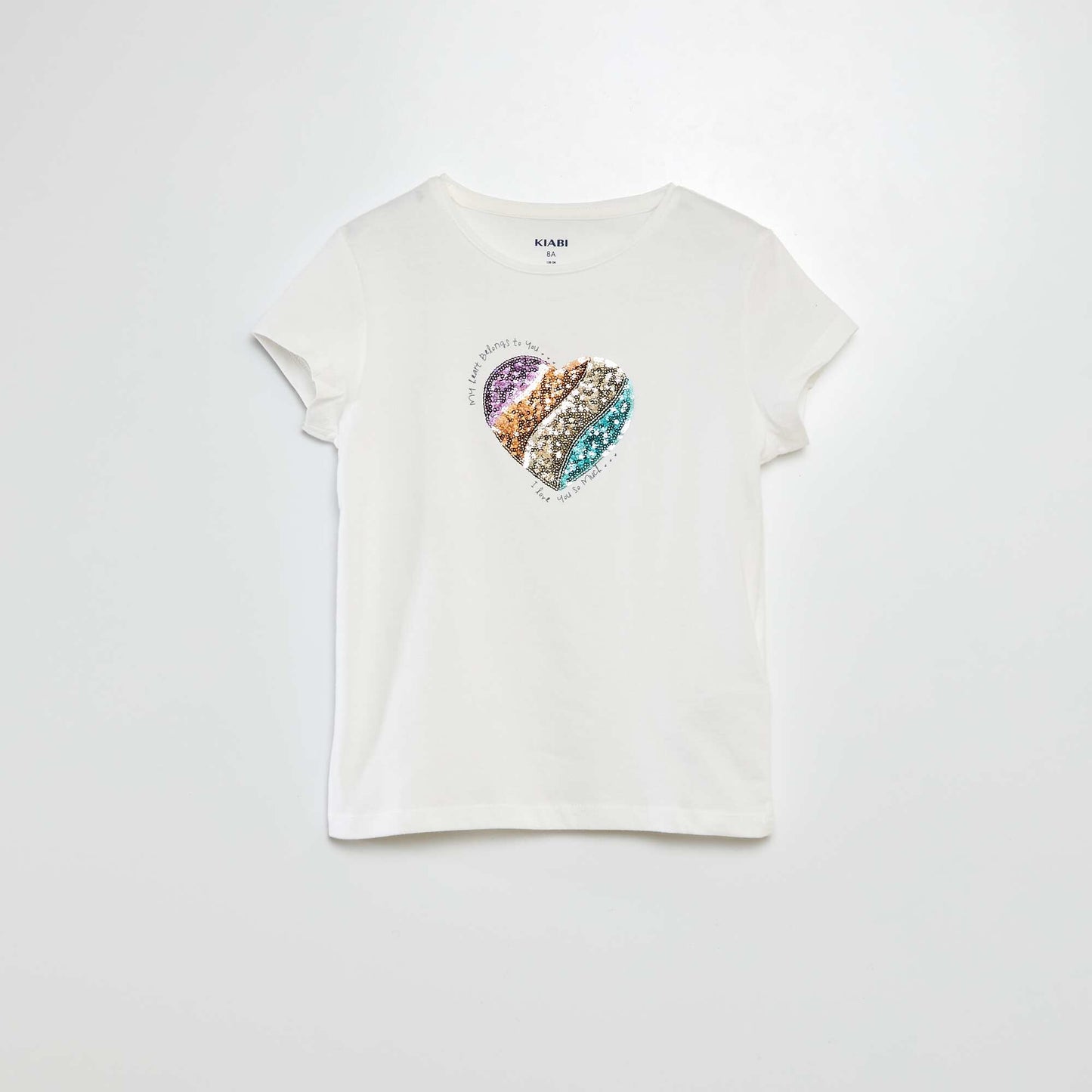 Tee-shirt imprimé fantaisie BLANC