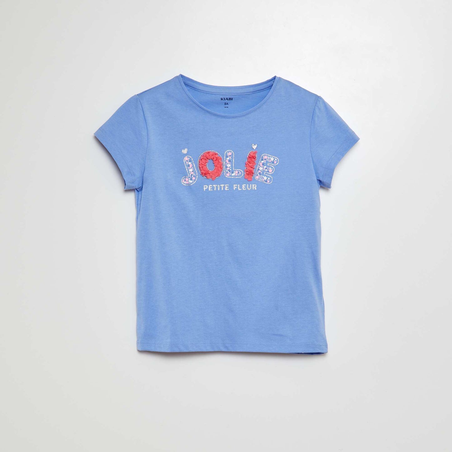 Tee-shirt imprimé fantaisie BLEU