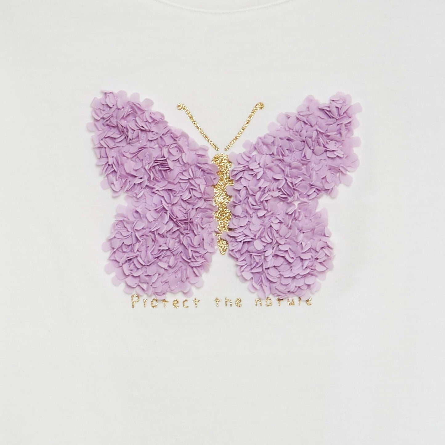 Tee-shirt imprimé fantaisie BLANC