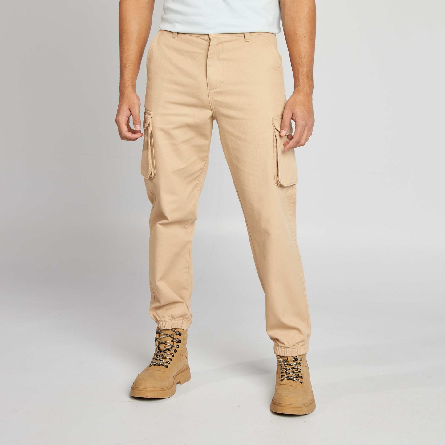 Pantalon multipoches BEIGE