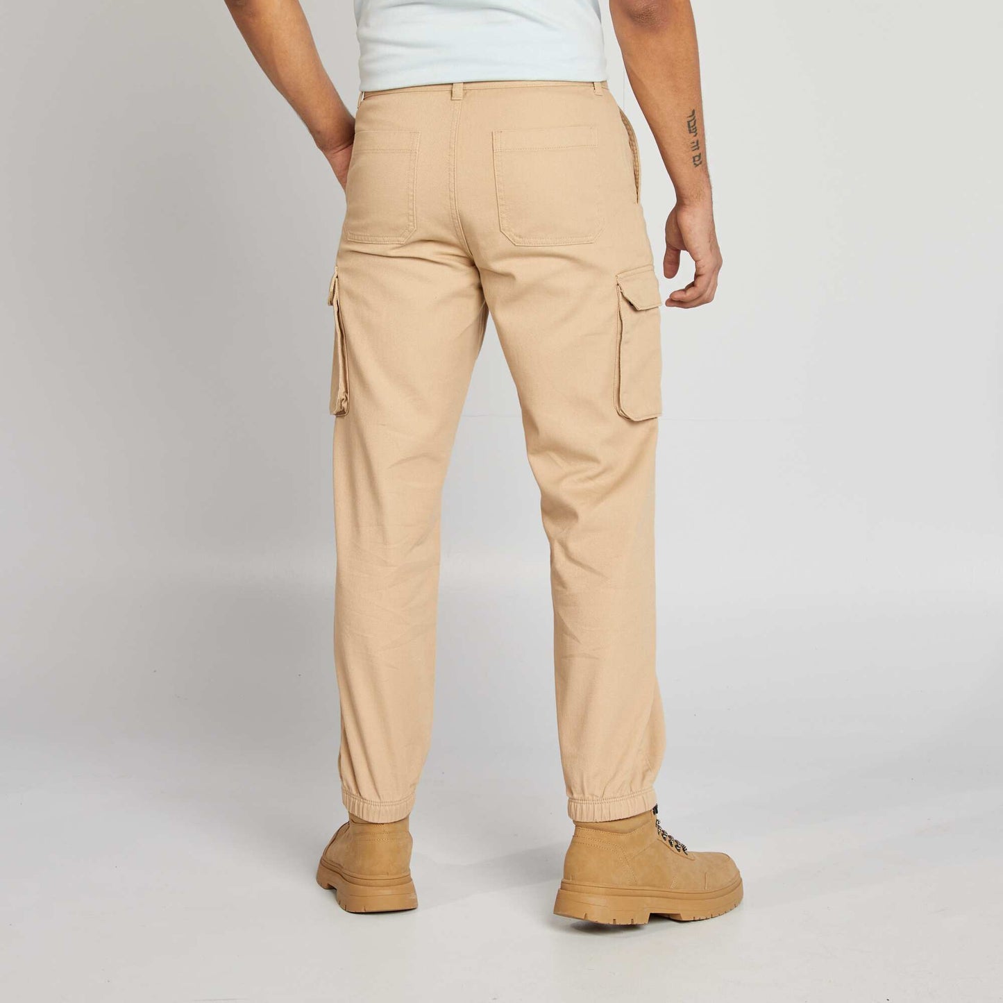 Pantalon multipoches BEIGE