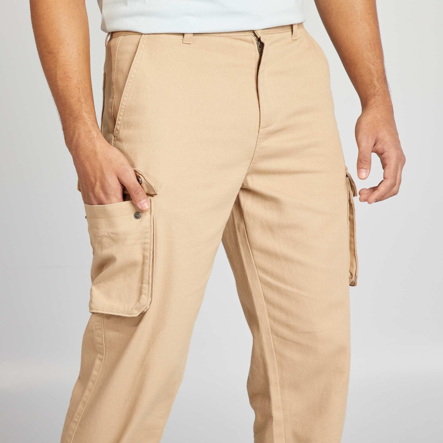 Pantalon multipoches BEIGE