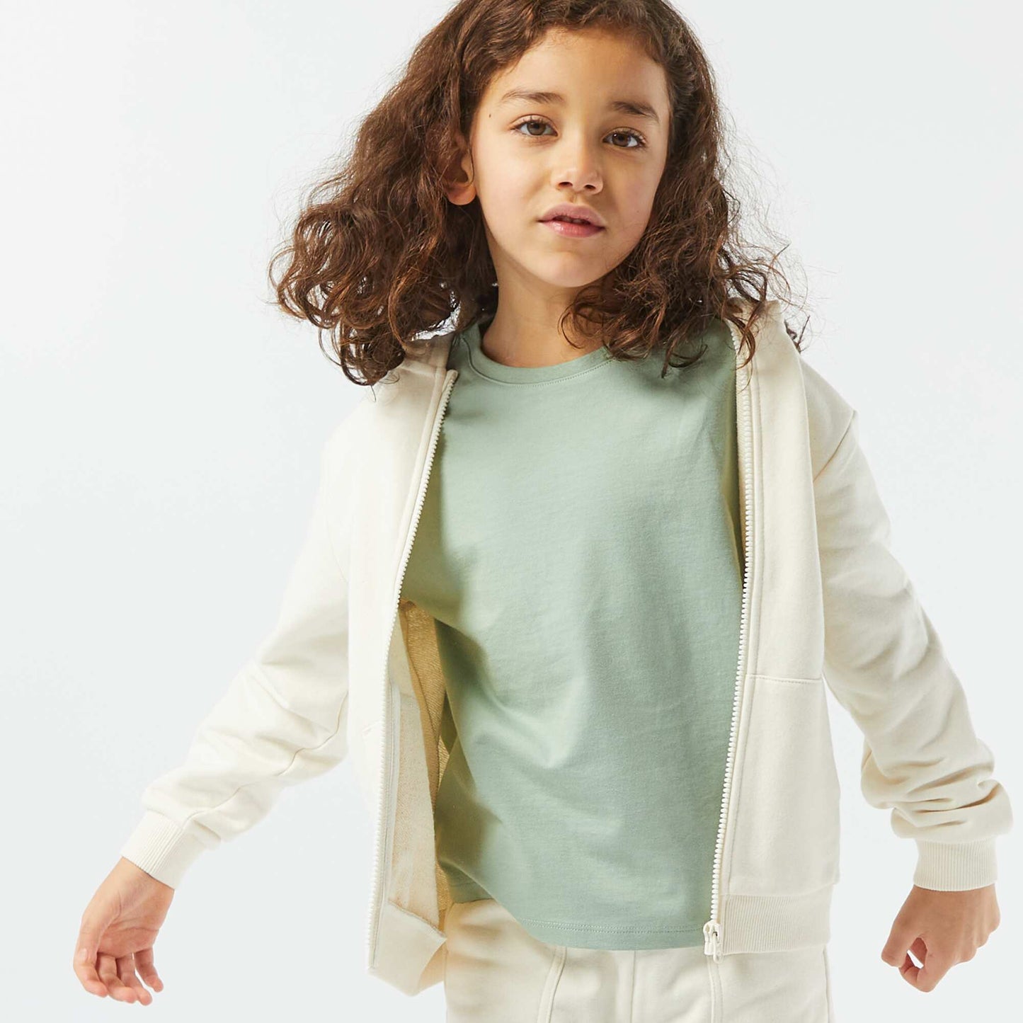 Sweat à capuche BLANC