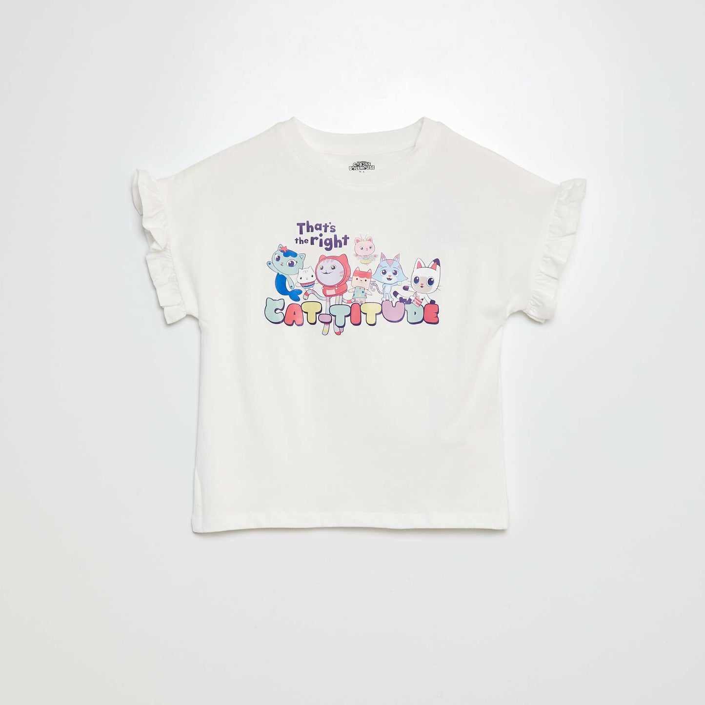 Tee-shirt 'Gabby et la maison magique' BLANC
