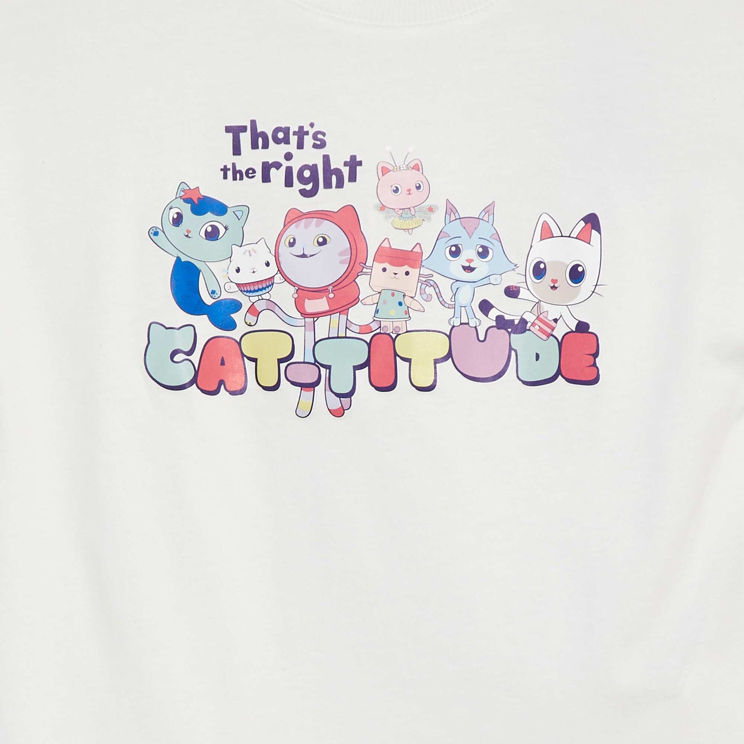 Tee-shirt 'Gabby et la maison magique' BLANC