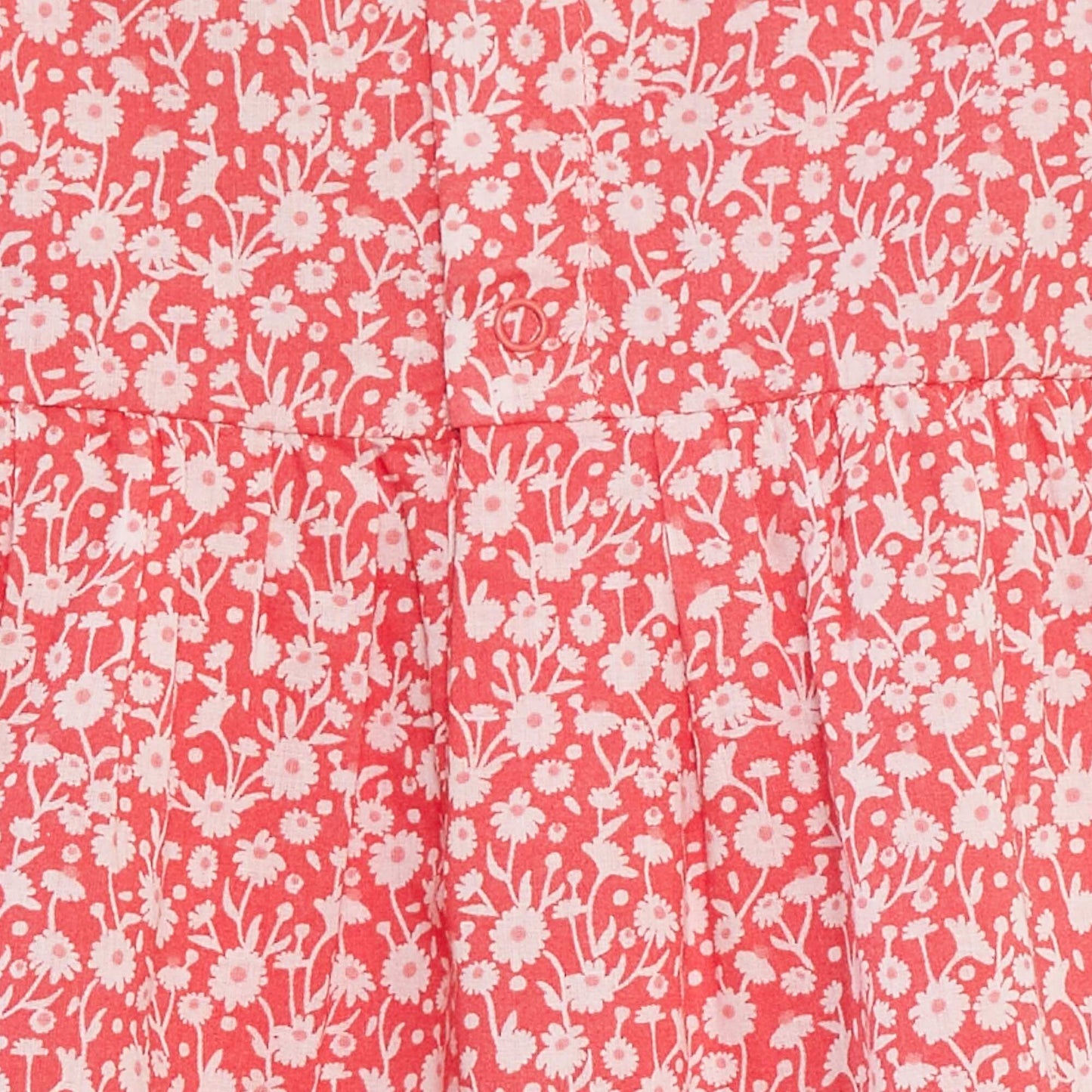 Robe sans manches en voile de coton ROSE