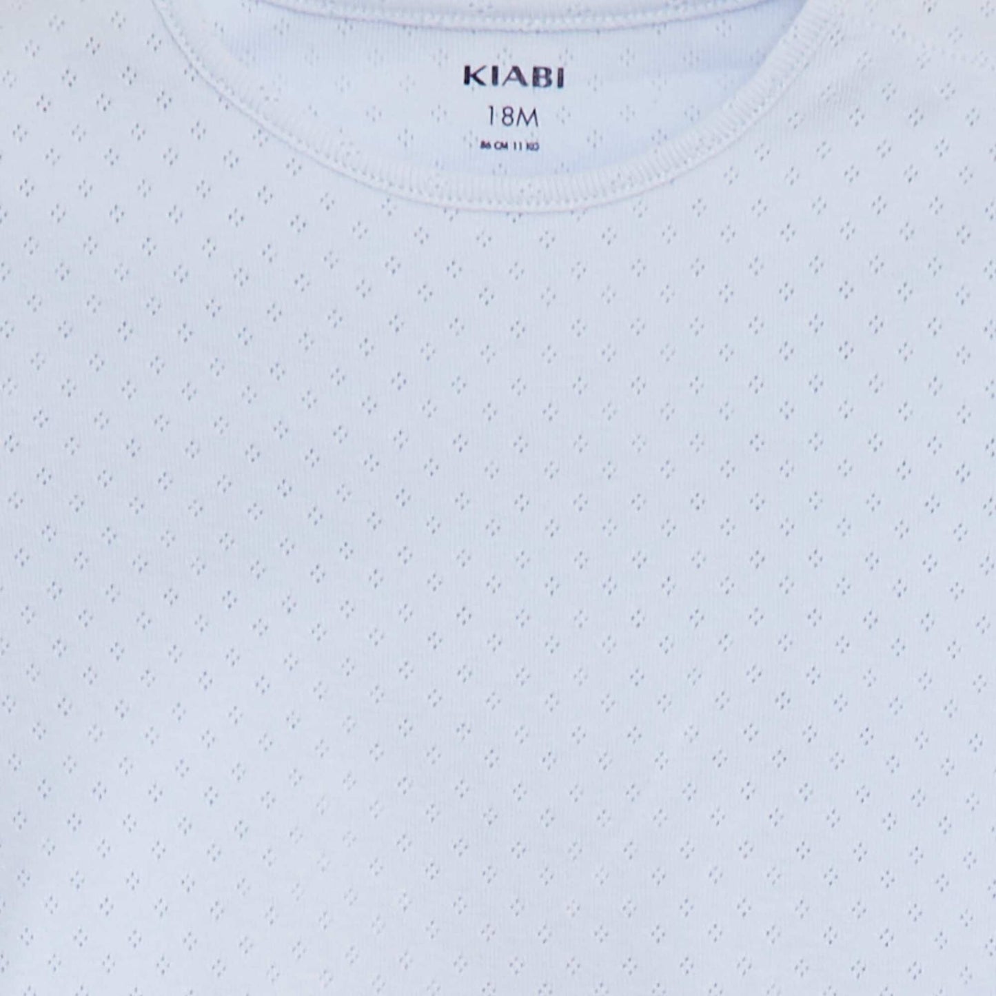 Pyjama en pointelle t-shirt + short - 2 pièces BLEU