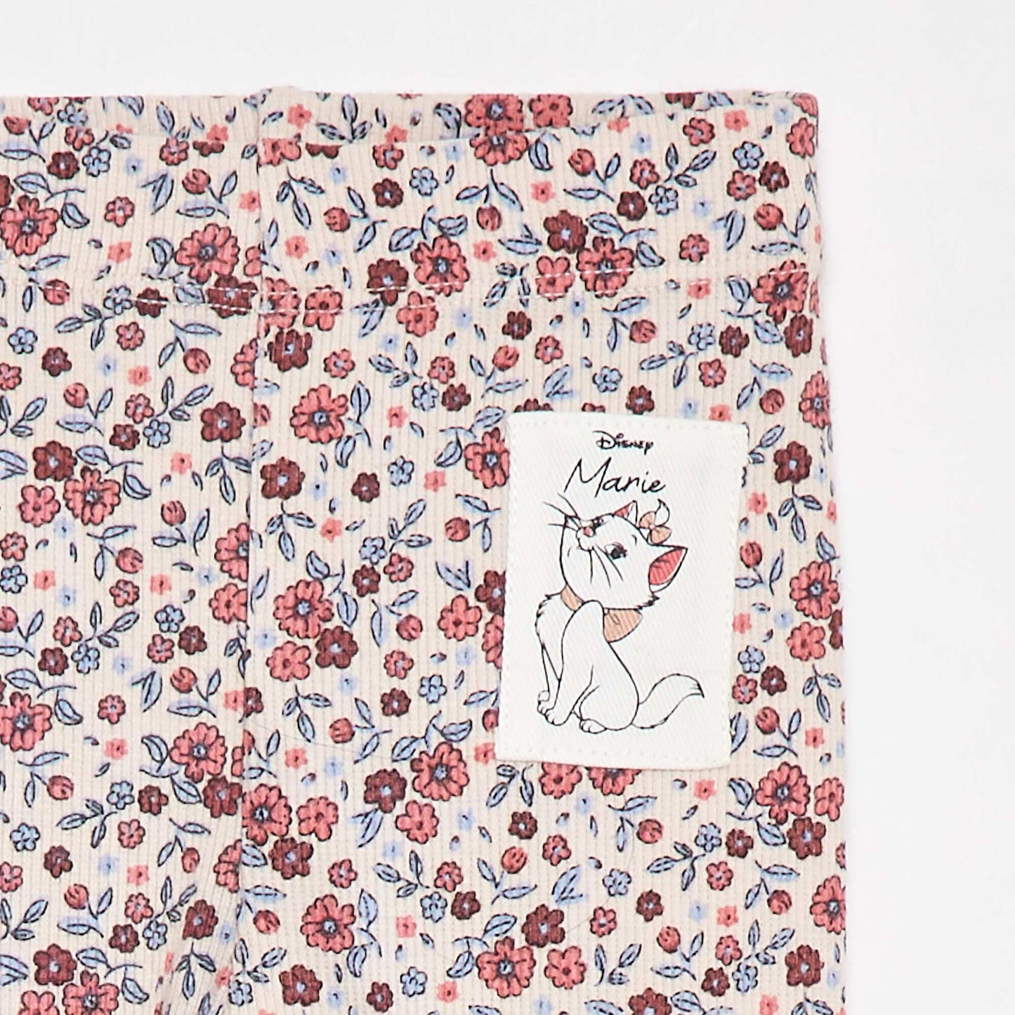 Legging côtelé imprimé 'Marie' ROSE