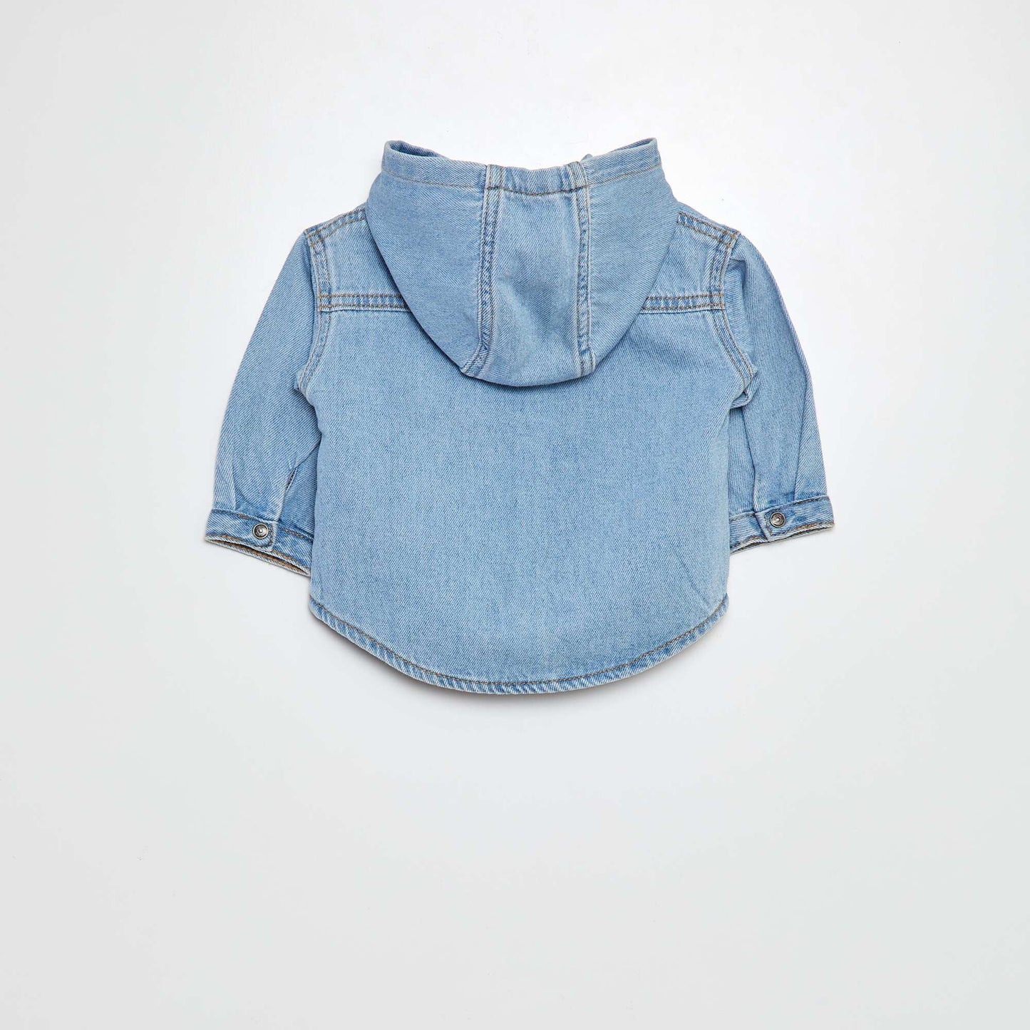 Chemise en jean à capuche BLEU