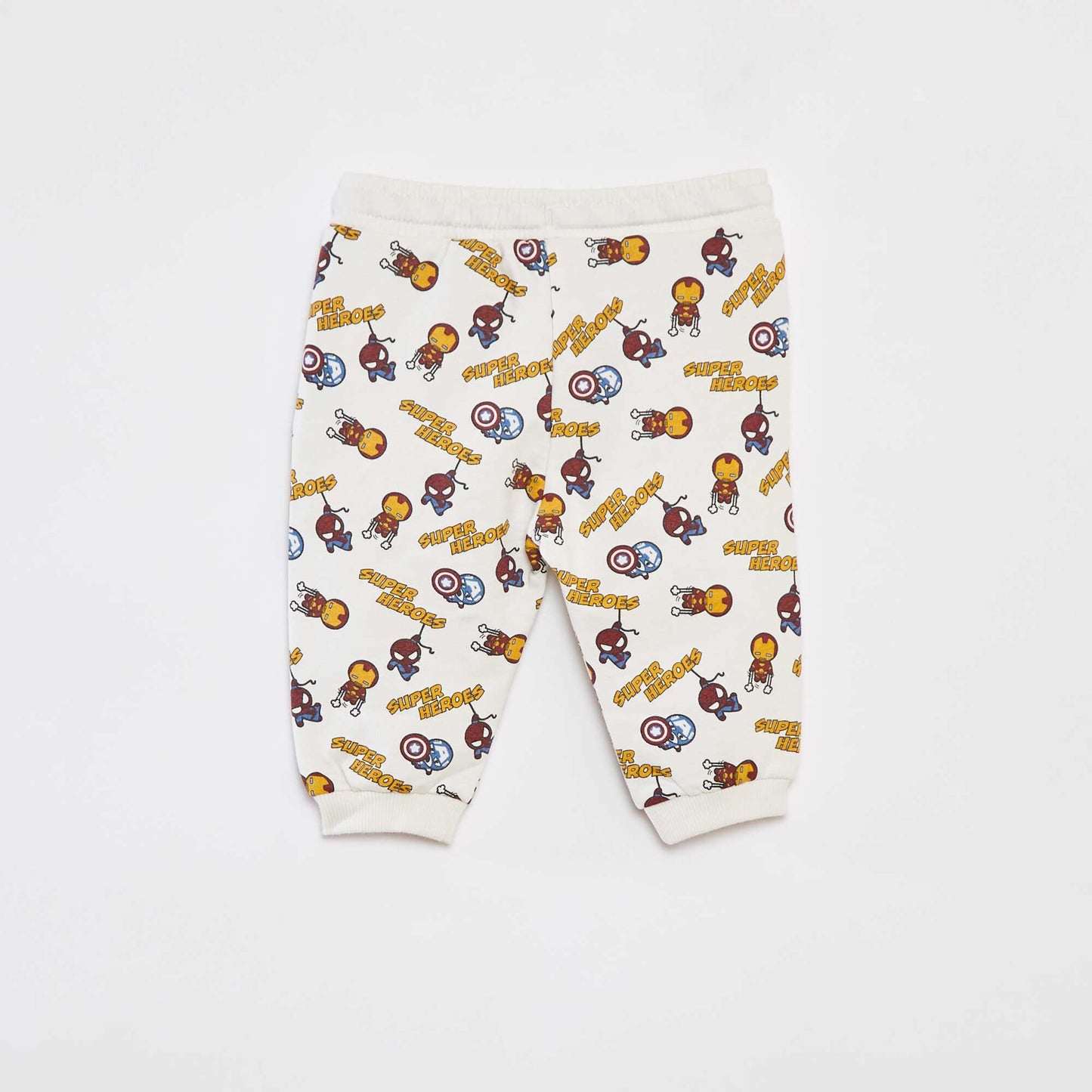 Ensemble sweat + jogging 'Marvel' - 2 pièces BLANC