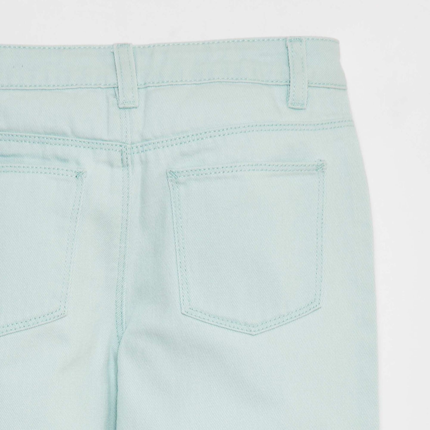 Pantalon denim cropped VERT
