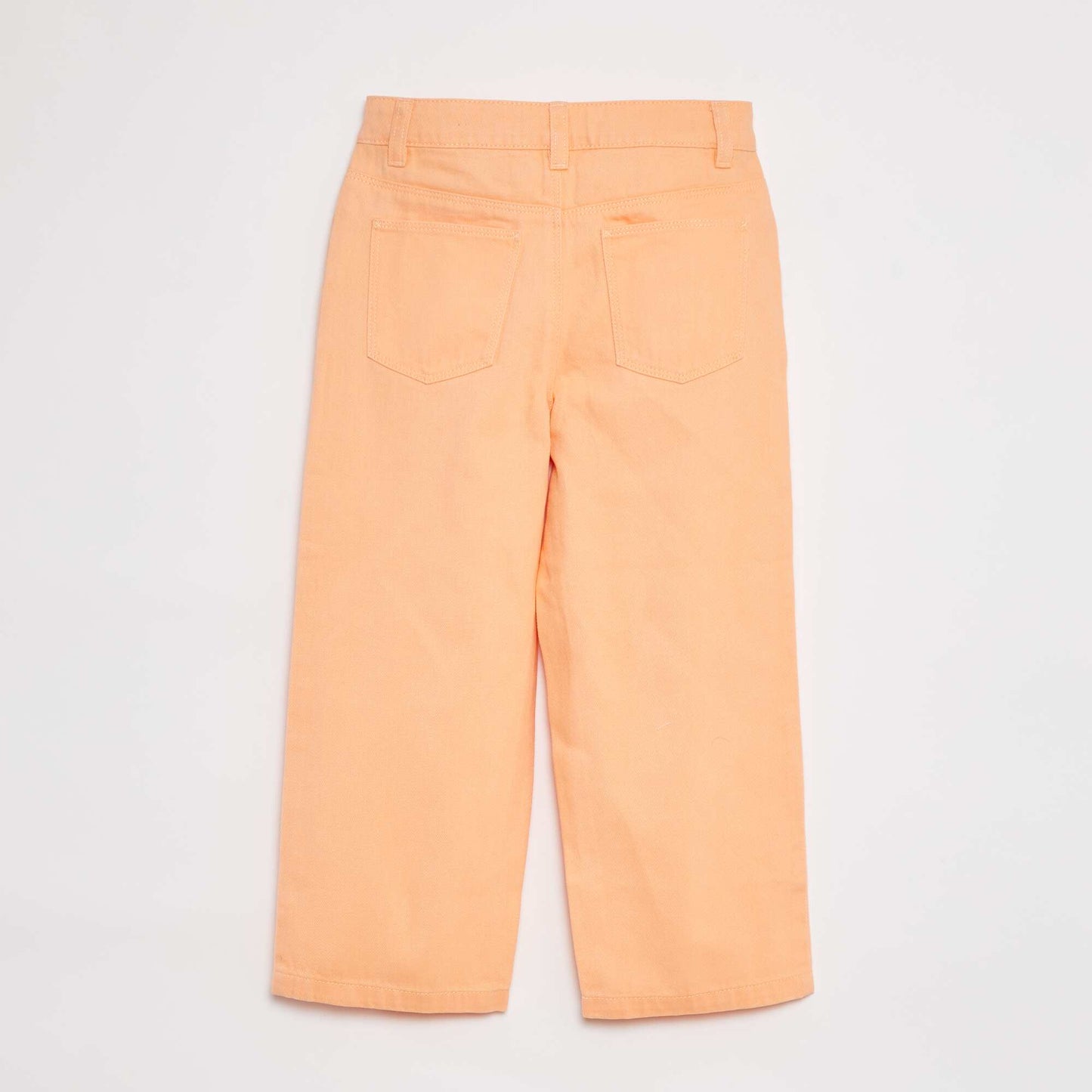 Pantalon denim cropped ORANGE