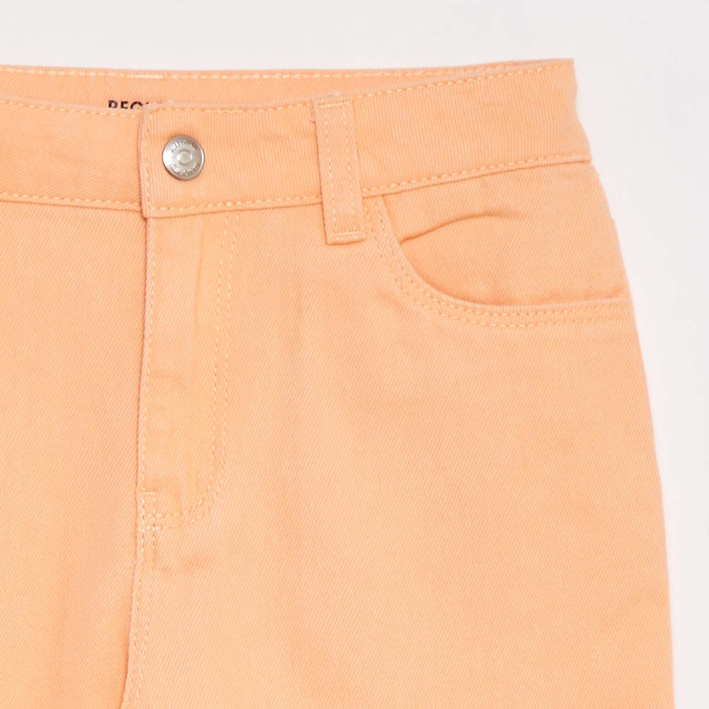 Pantalon denim cropped ORANGE