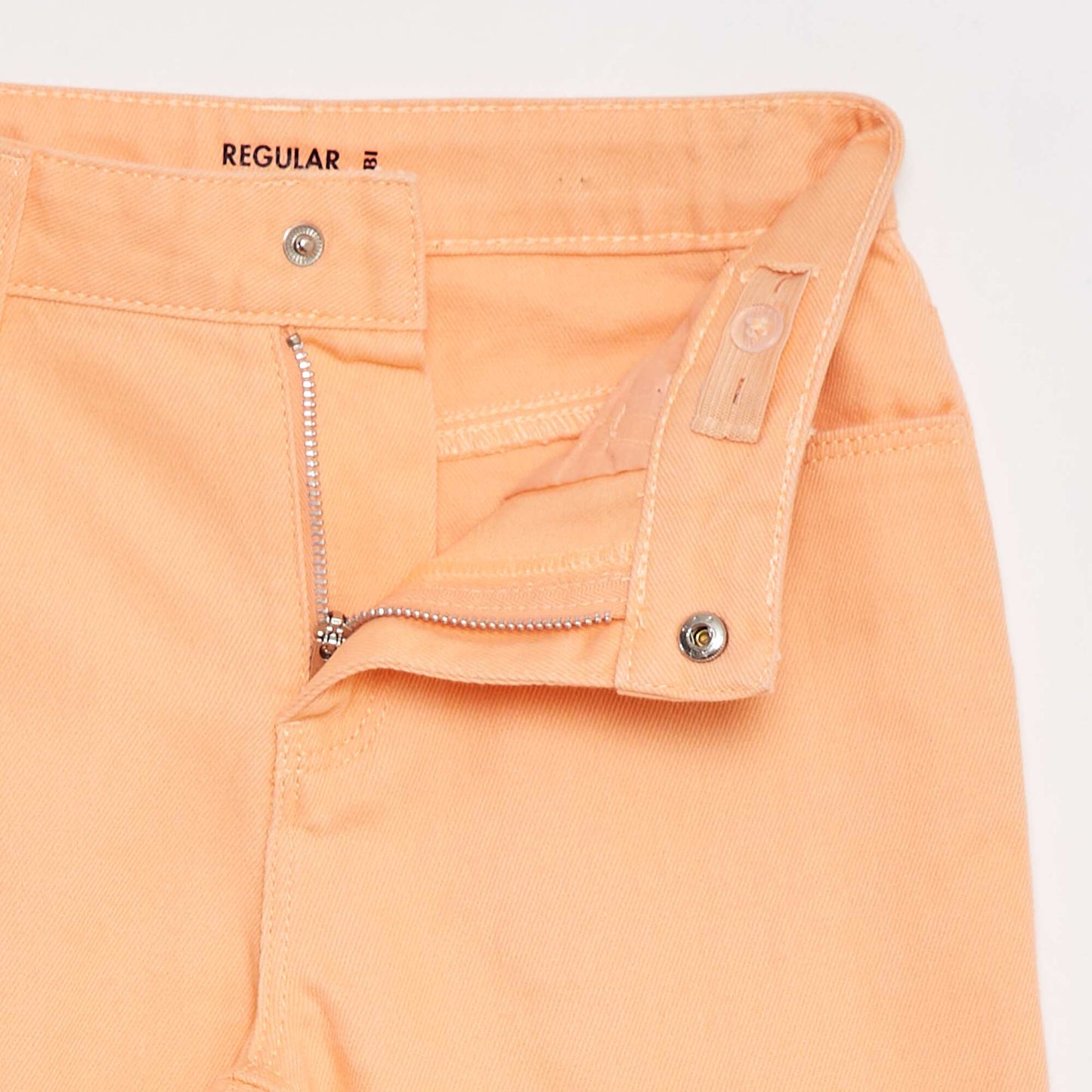 Pantalon denim cropped ORANGE