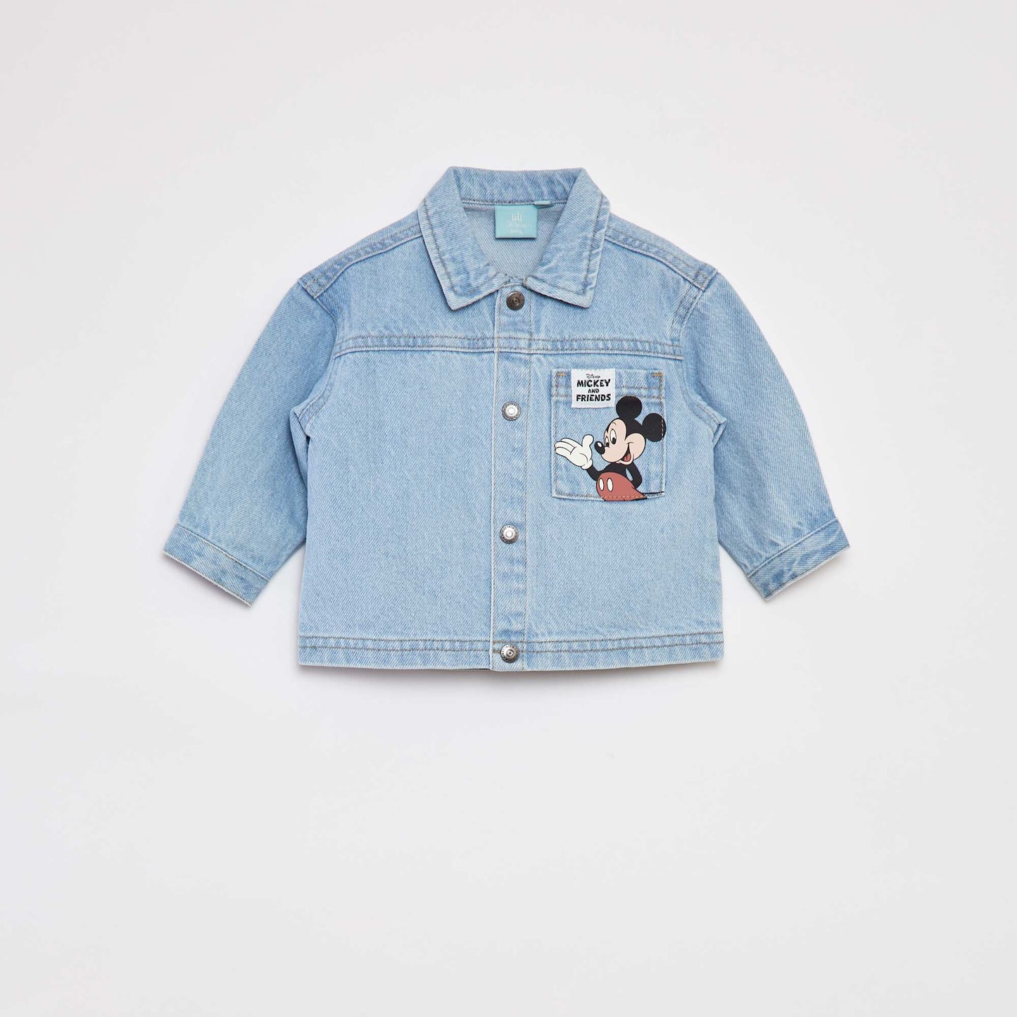 Veste en denim avec imprimé 'Disney' 'Mickey' BLEU