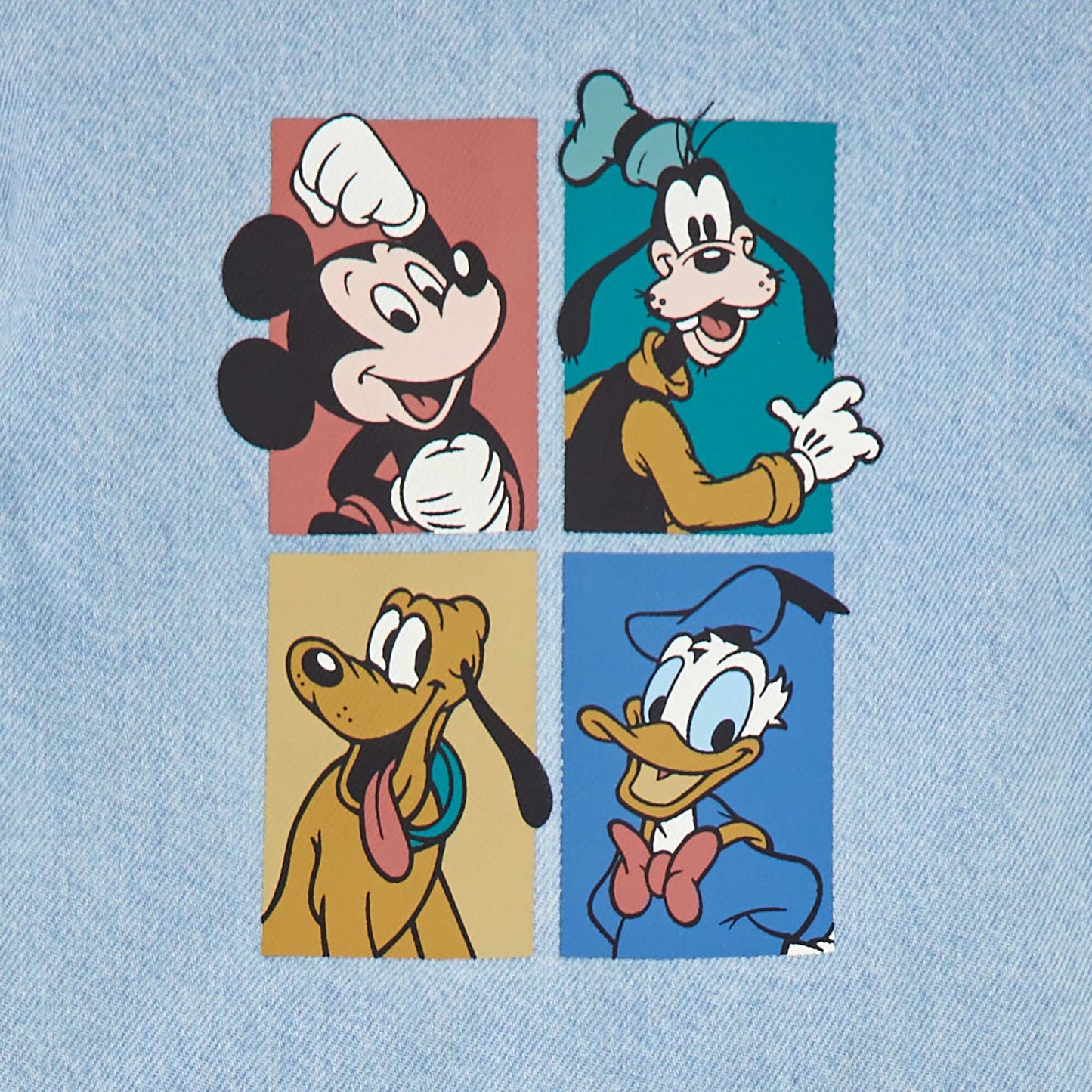Veste en denim avec imprimé 'Disney' 'Mickey' BLEU