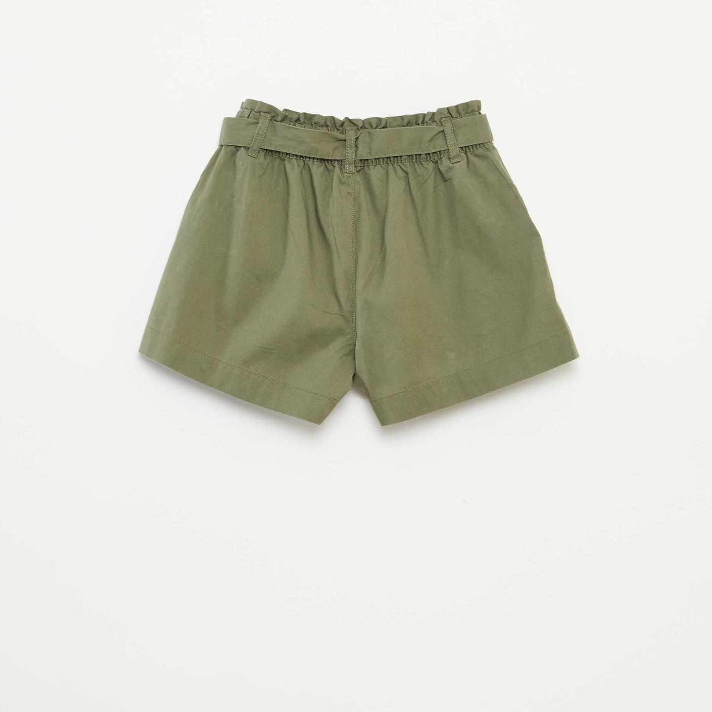 Short paperbag avec ceinture VERT