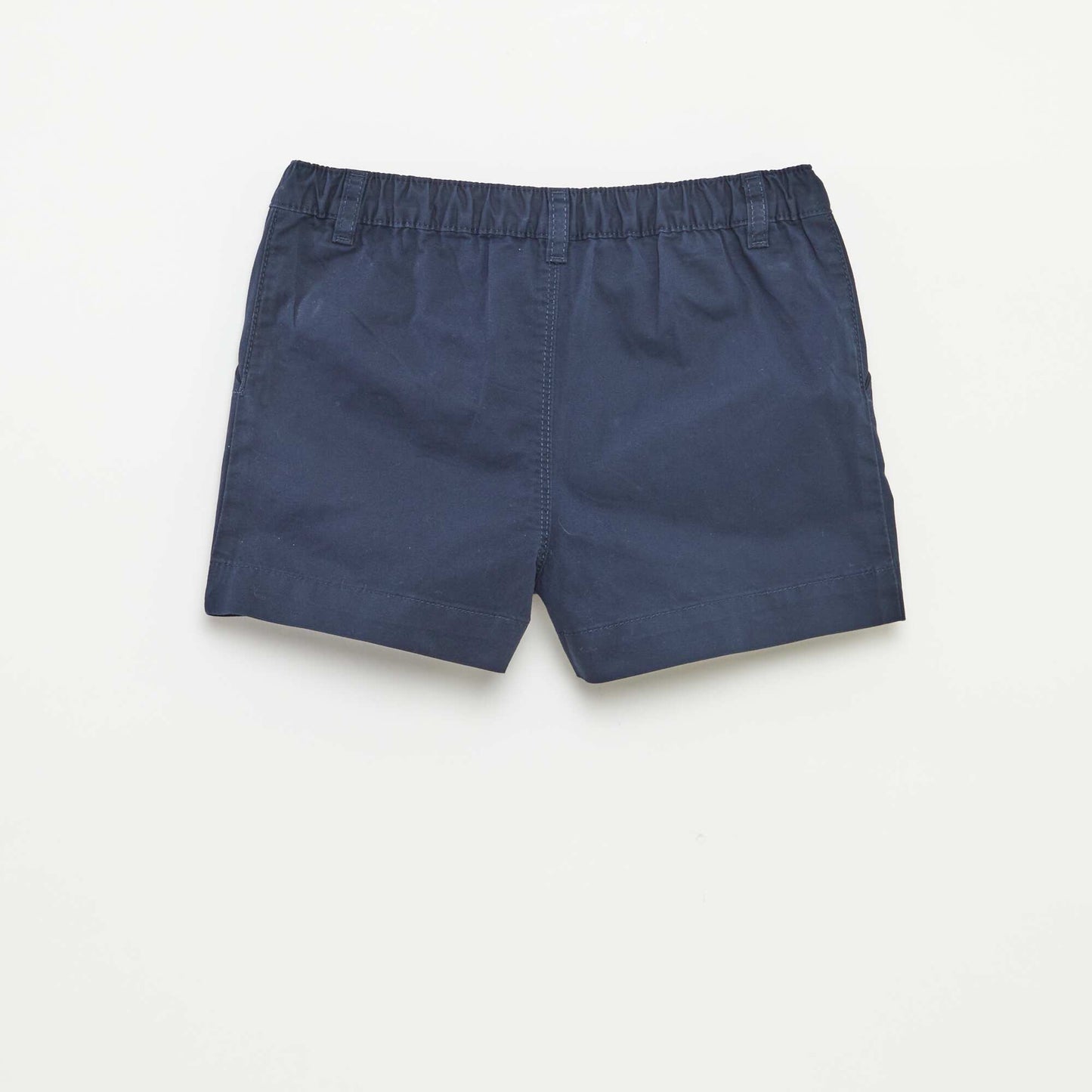 Short uni avec taille ajustable BLEU