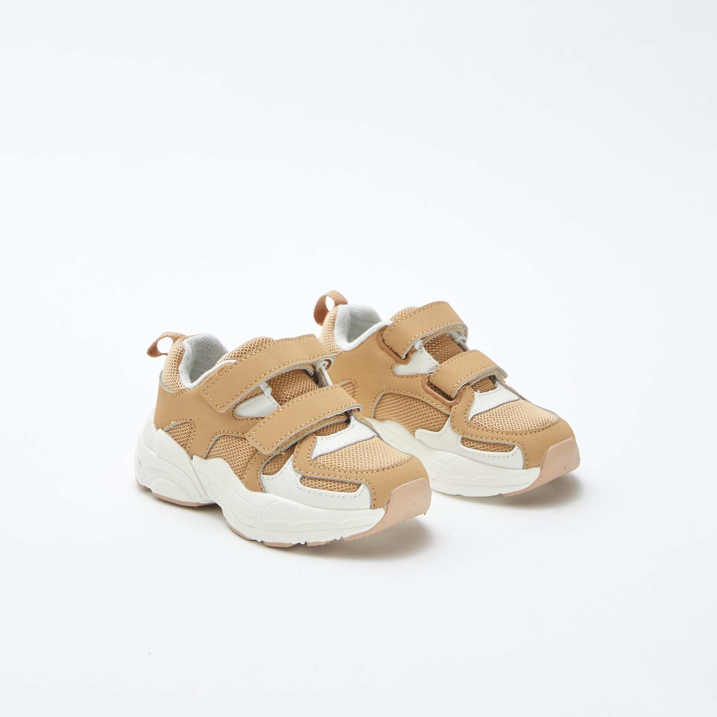 Baskets en mesh et simili BLANC