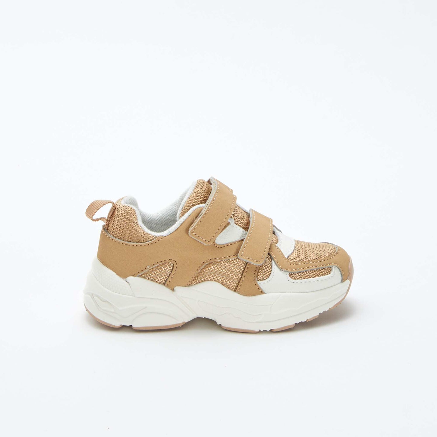 Baskets en mesh et simili BLANC