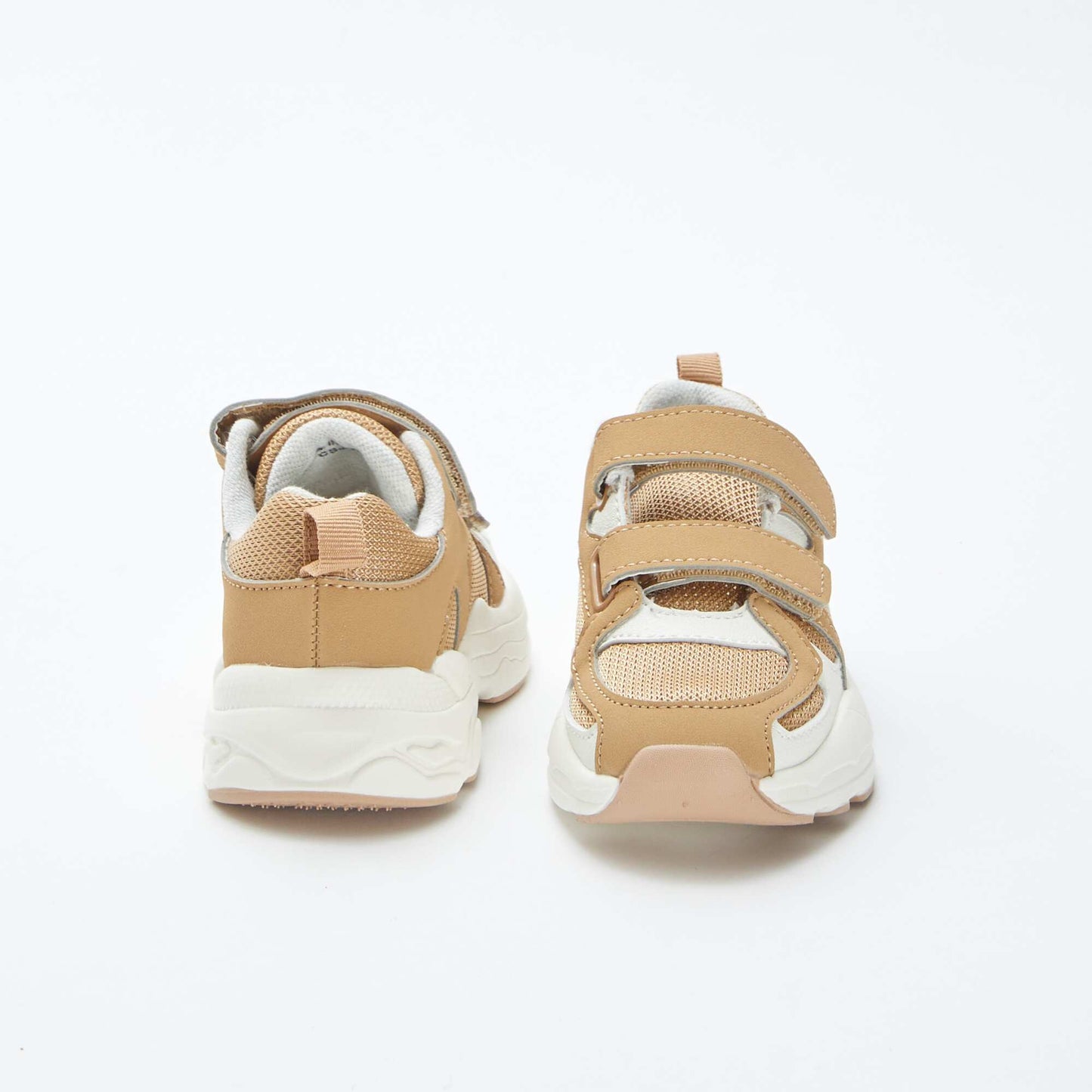 Baskets en mesh et simili BLANC