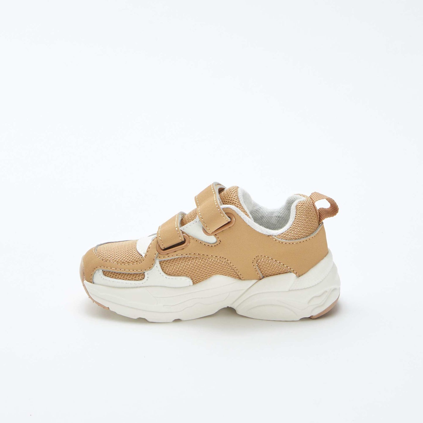 Baskets en mesh et simili BLANC
