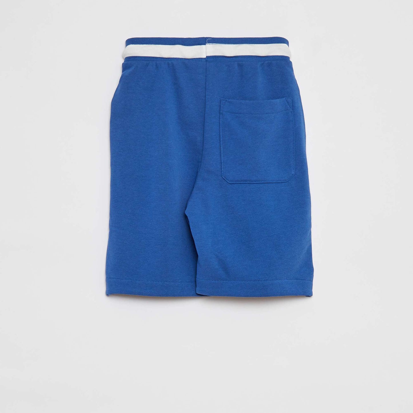 Short de sport avec taille contrastée BLEU