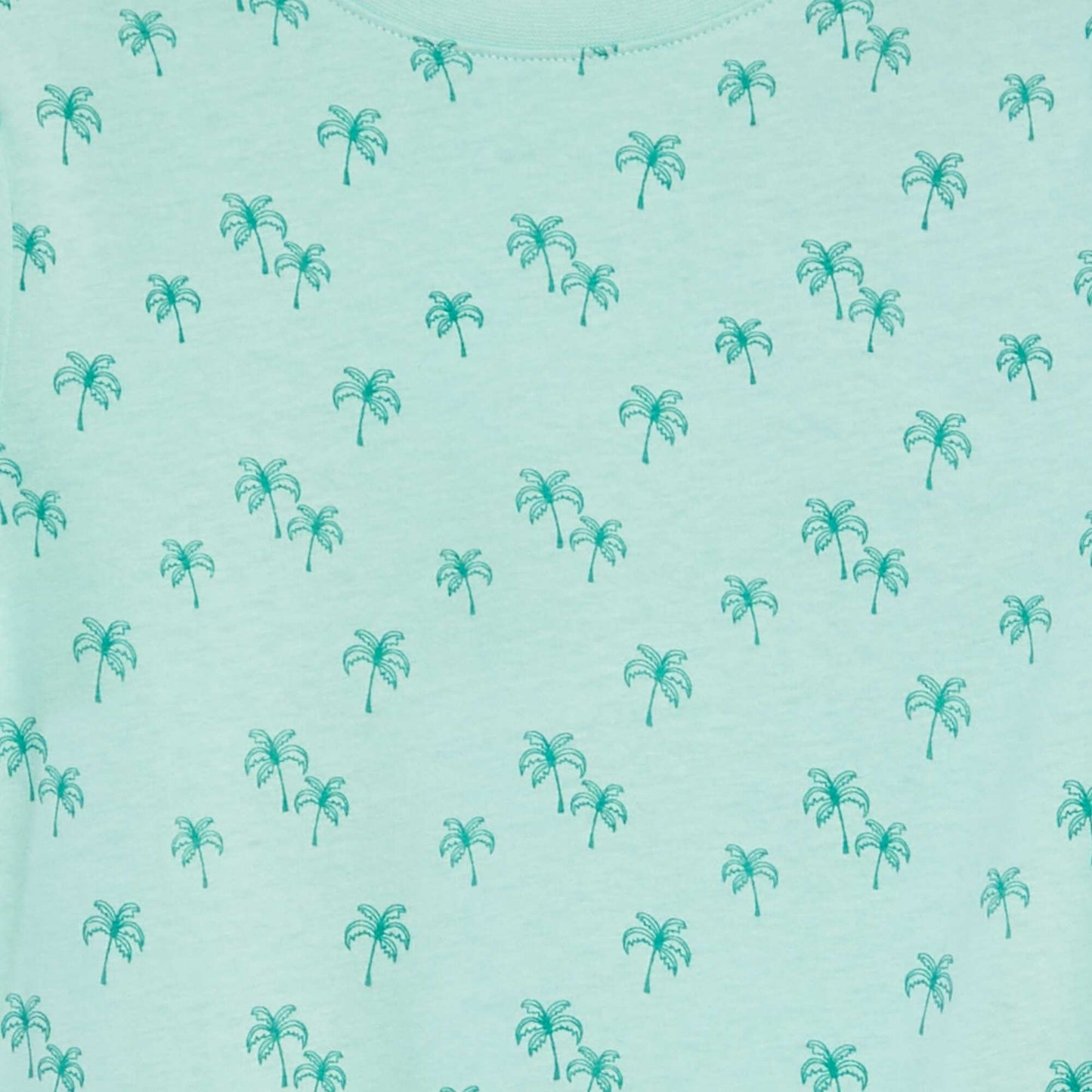 T-shirt manches courtes à motif BLEU