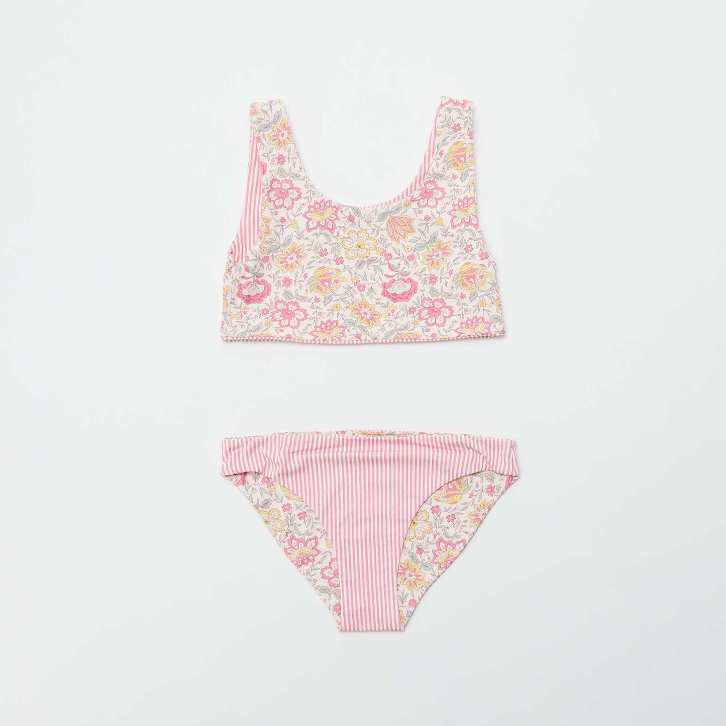 Maillot de bain réversible - 2 pièces BLANC