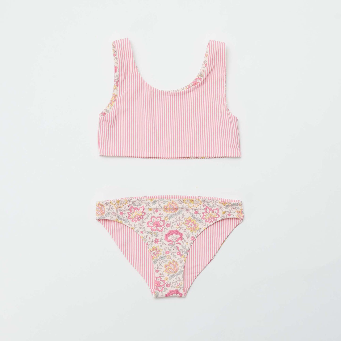 Maillot de bain réversible - 2 pièces BLANC