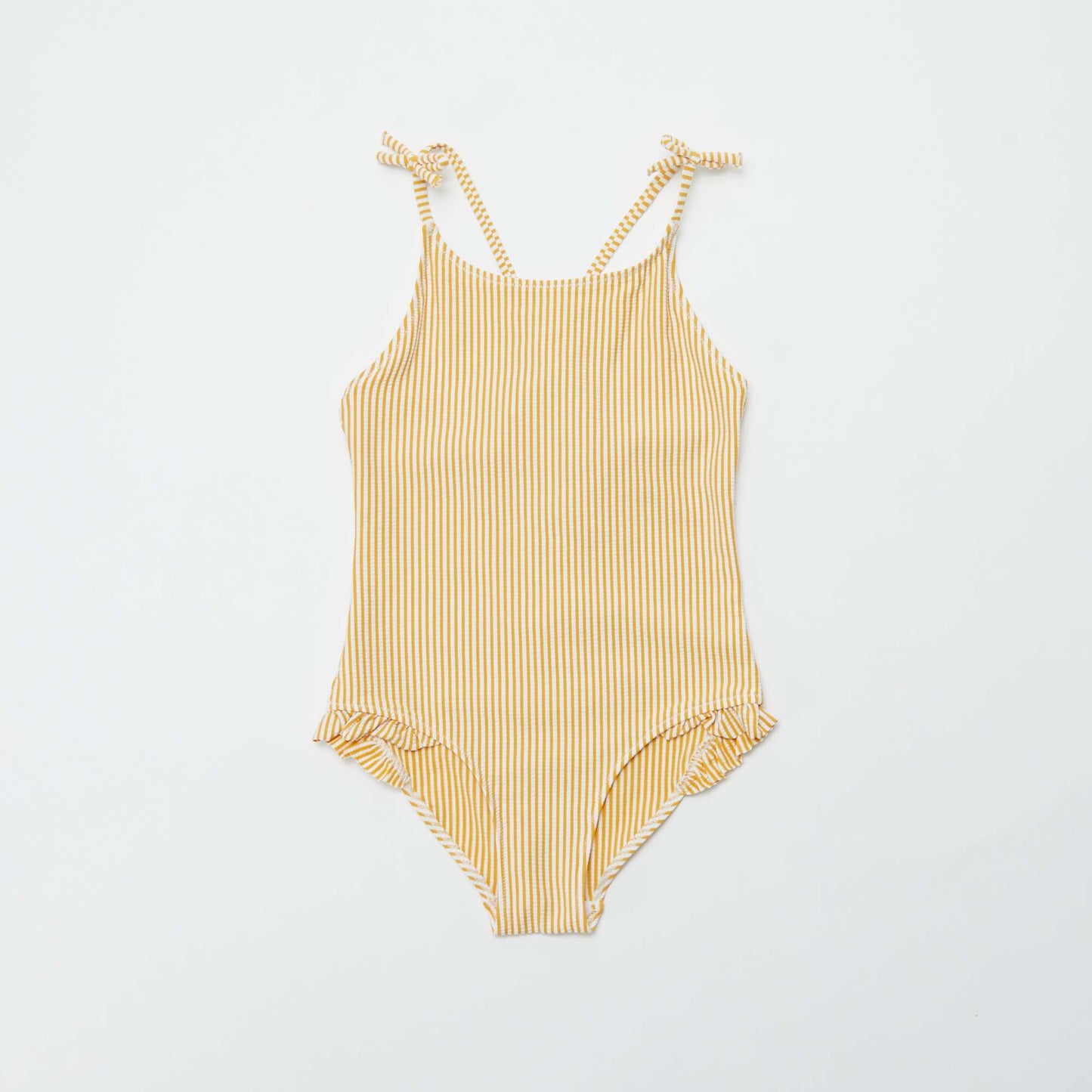 Maillot de bain rayé - 1 pièce JAUNE