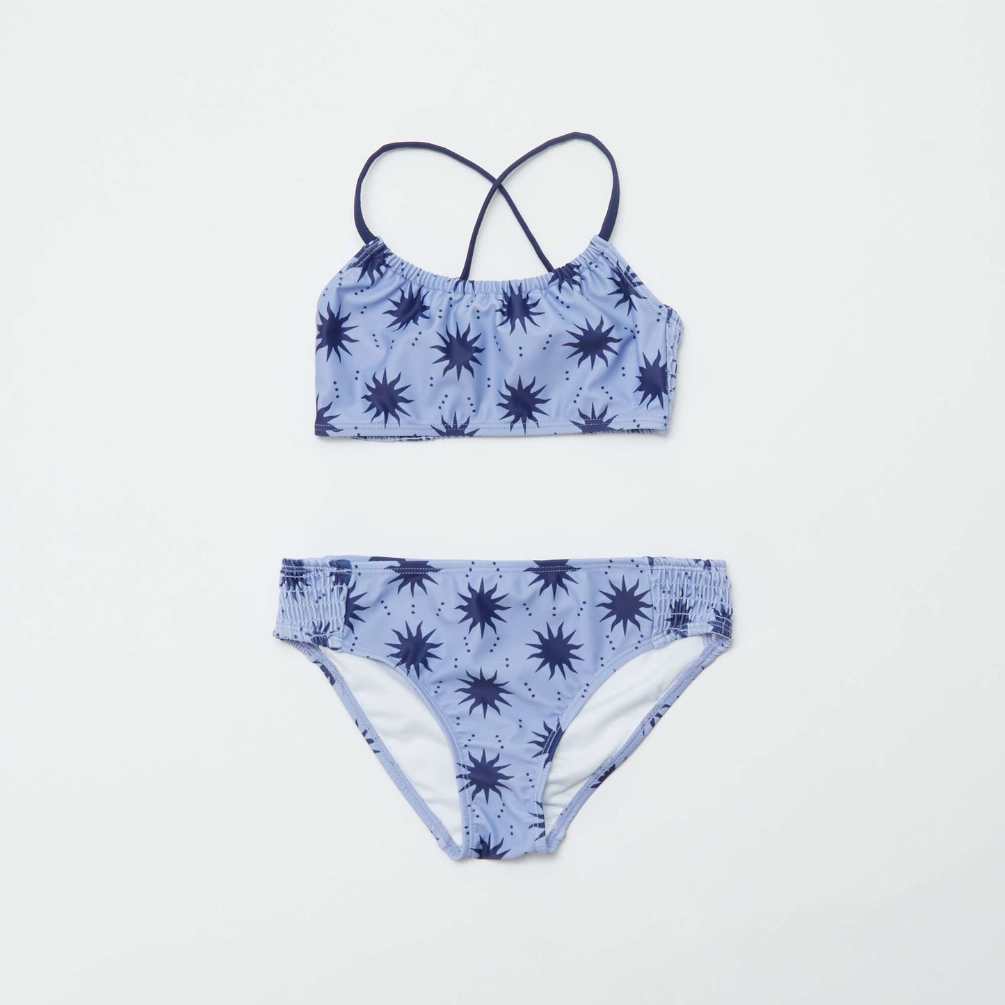 Maillot de bain à imprimé - 2 pièces BLEU