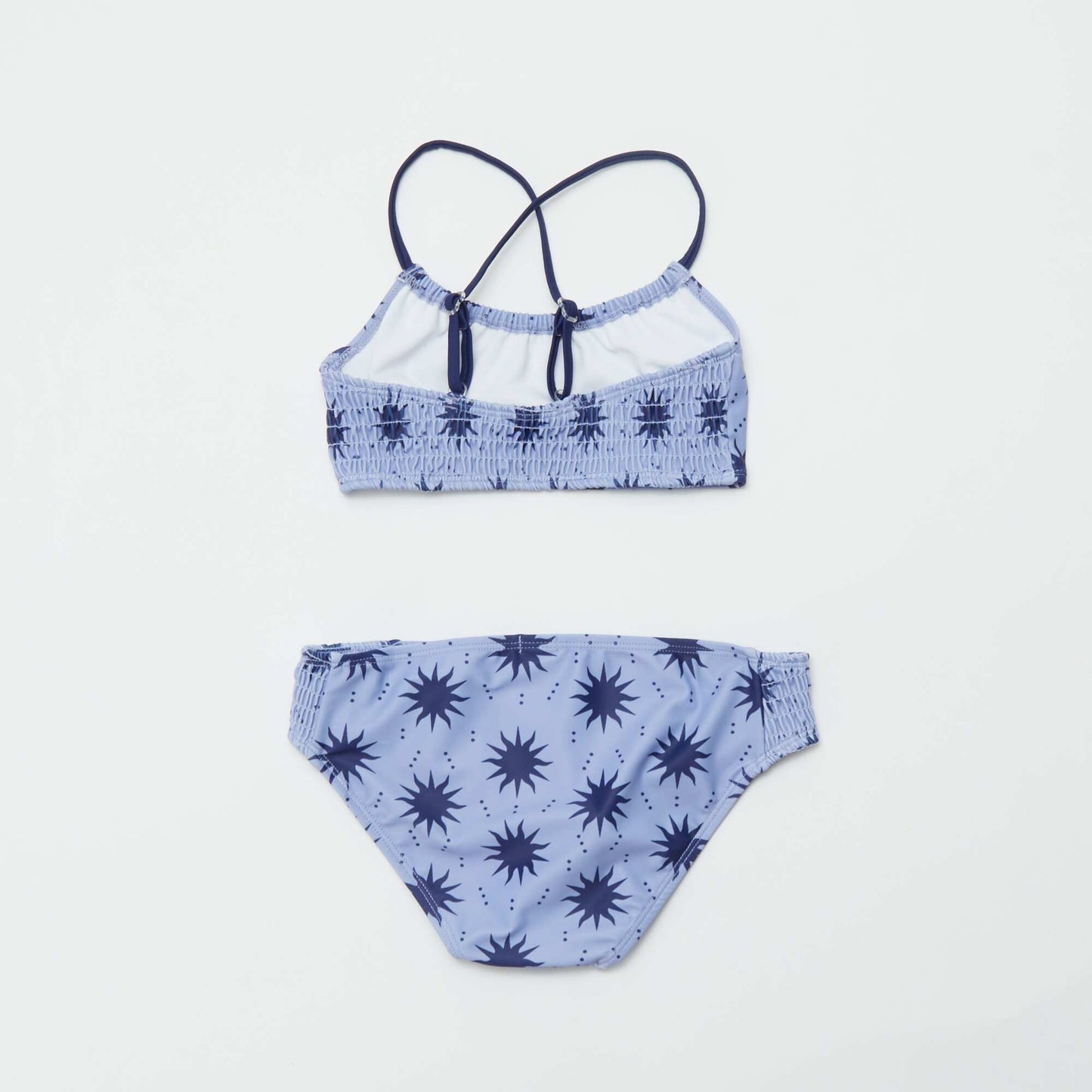Maillot de bain à imprimé - 2 pièces BLEU