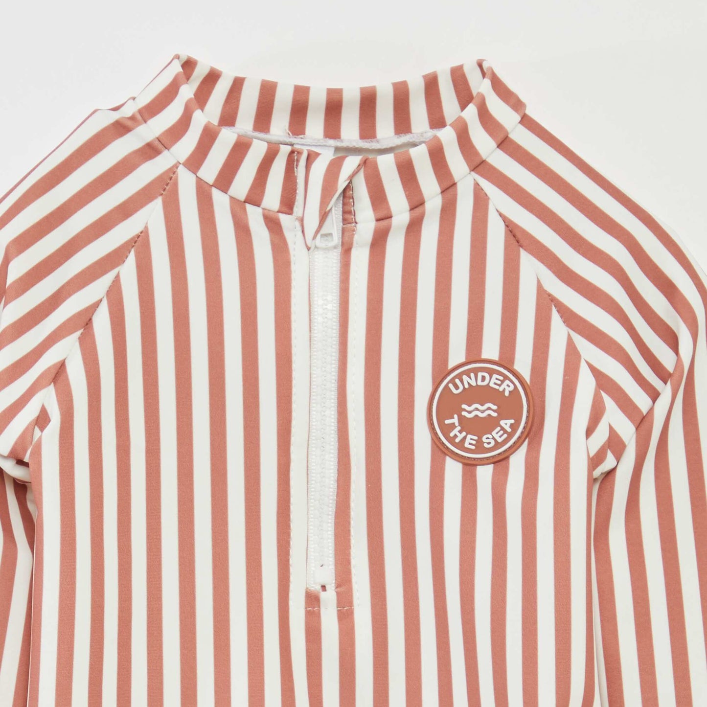 T-shirt de bain à manches longues MARRON