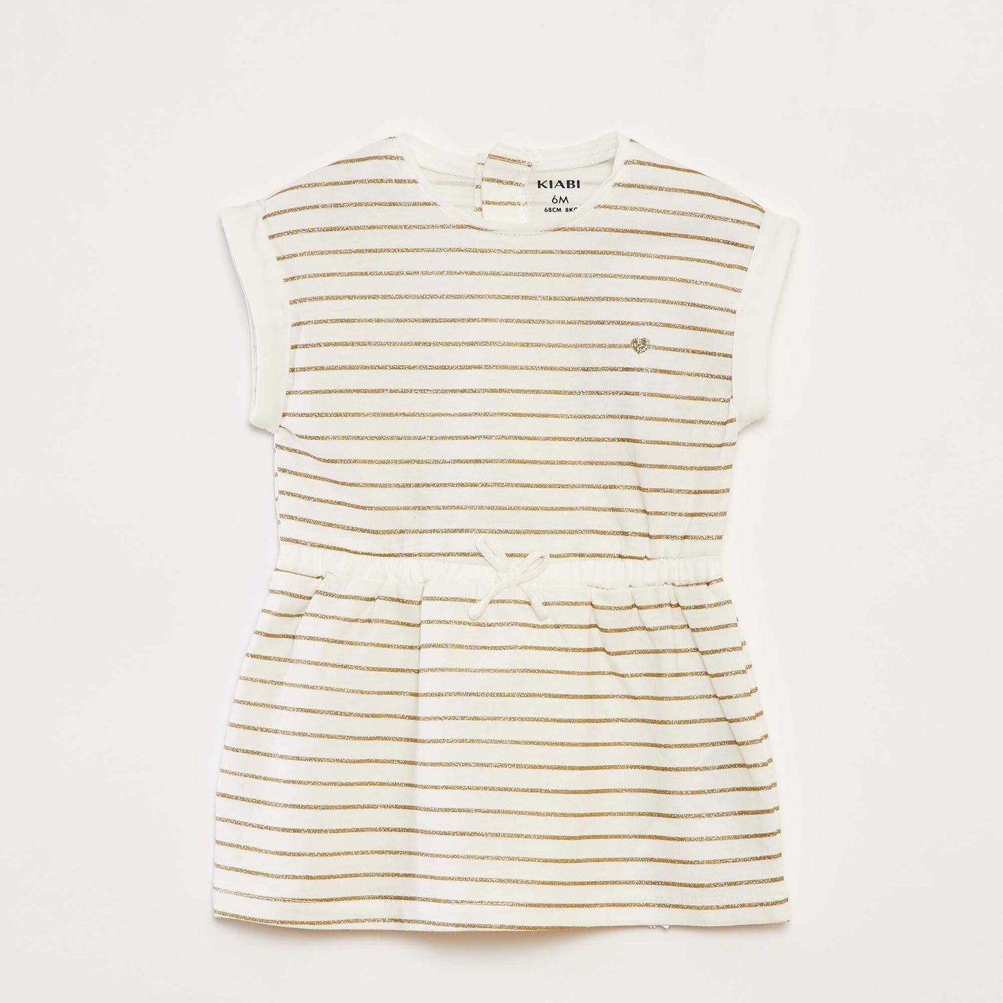 Robe en jersey à motif BLANC