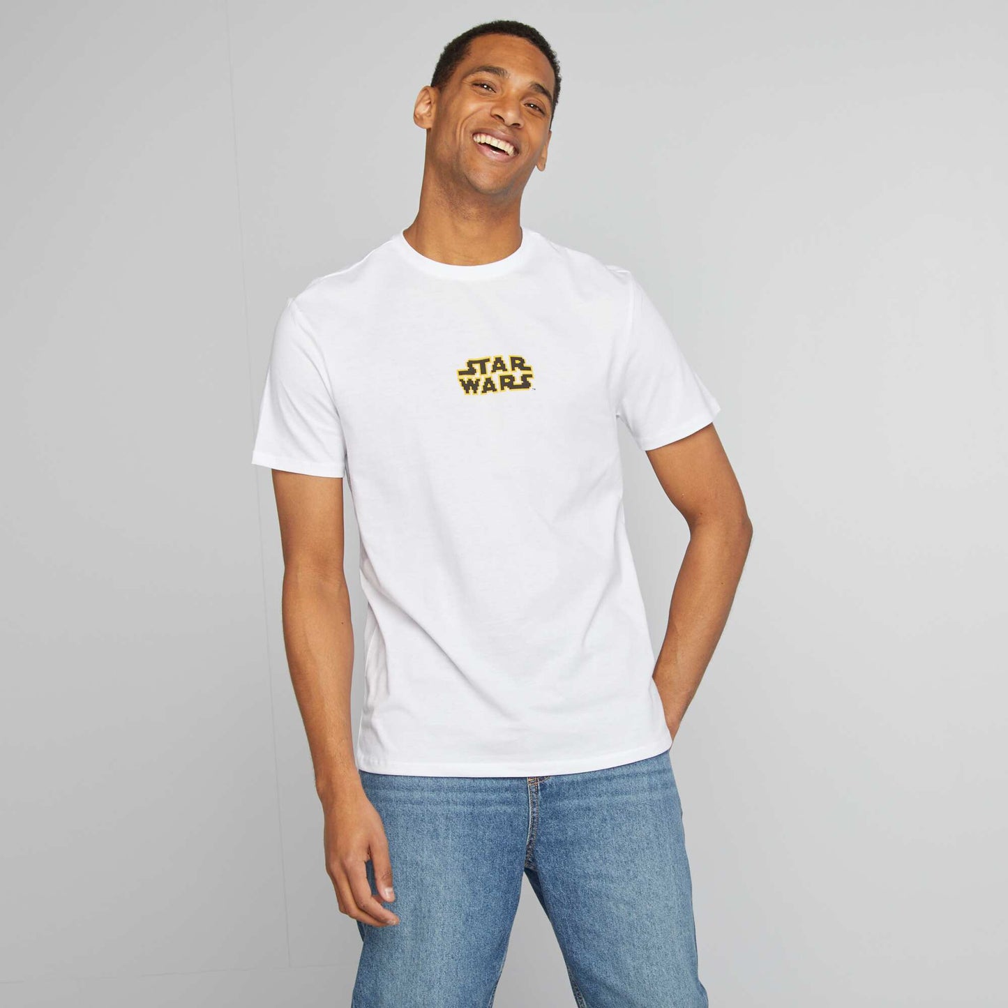T-shirt imprimé 'Star Wars' manches courtes Blanc