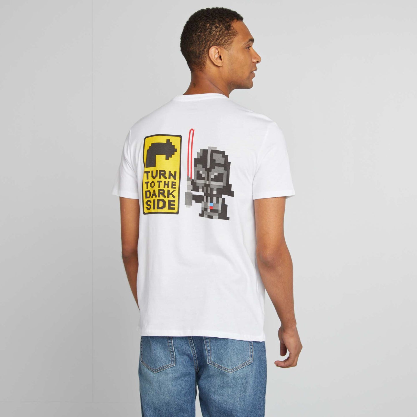T-shirt imprimé 'Star Wars' manches courtes Blanc